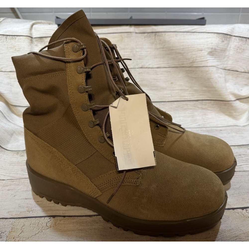 Hot Weather Military Combat Boots Men's 11.5 R Coyote Never Worn